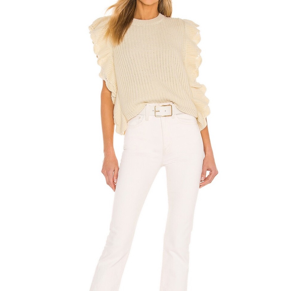 Line & Dot Juliana Sleeveless Scalloped Top